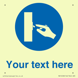 Custom Use Switch Sign